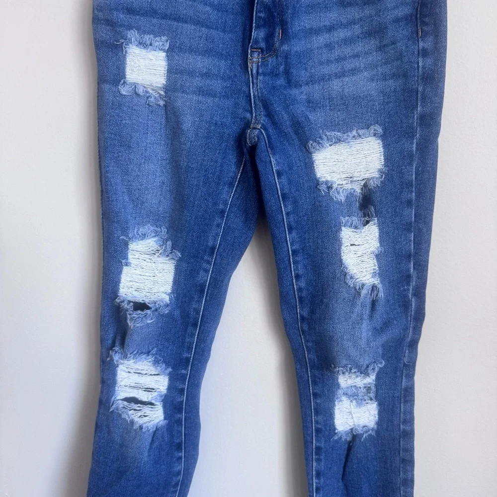 Pacsun Jeans High Waist Jegging Size 22 Stretch Distressed Ripped Casual Basic